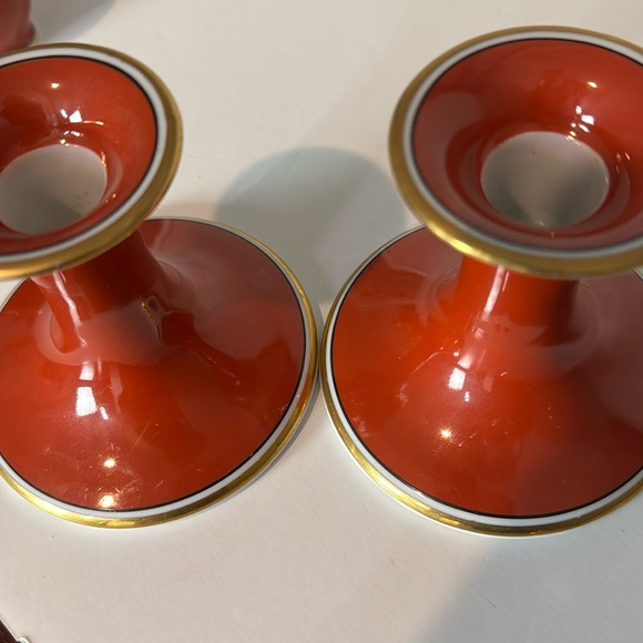 Fitz & Floyd Vintage Medallion d’Or Candle Holders and Salt & Pepper Shakers EC - Picture 6 of 6